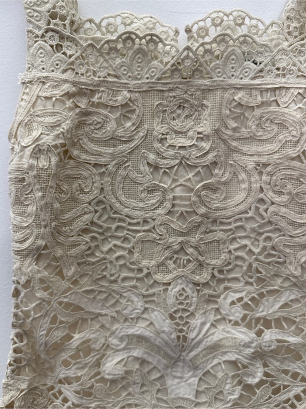 Sea New York Lace Crochet Mini Dress in Beige - Picture 5 of 7